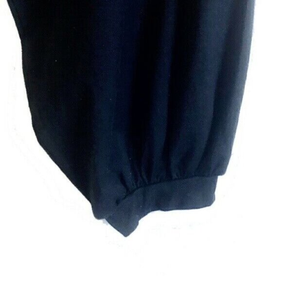 NWT ZARA Black Tie Front Peasant Tunic Top size S - Picture 6 of 8